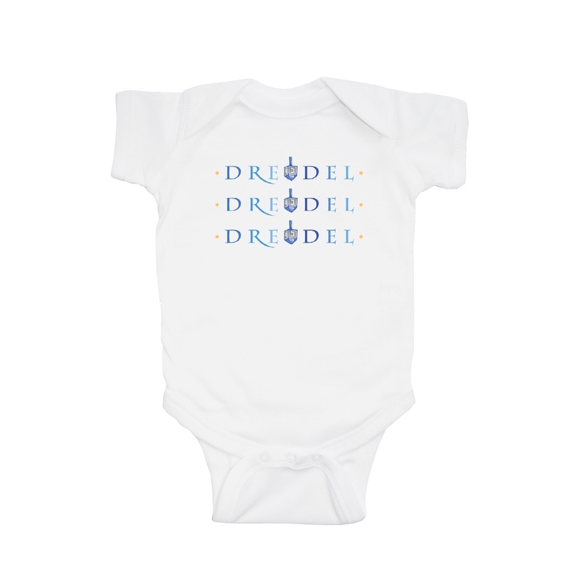 dreidle baby snap up short sleeve
