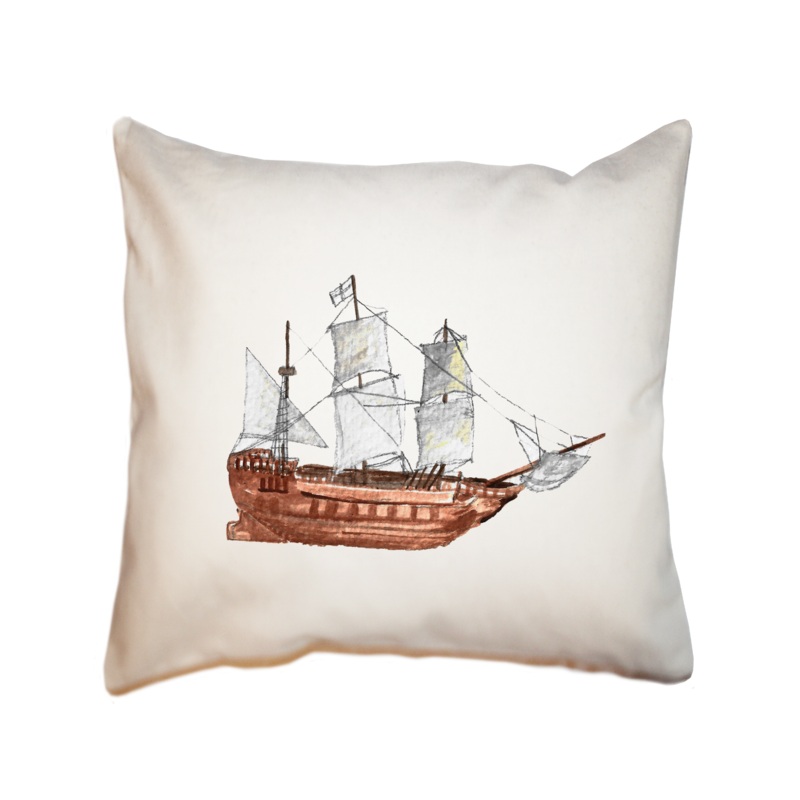 mayflower square pillow