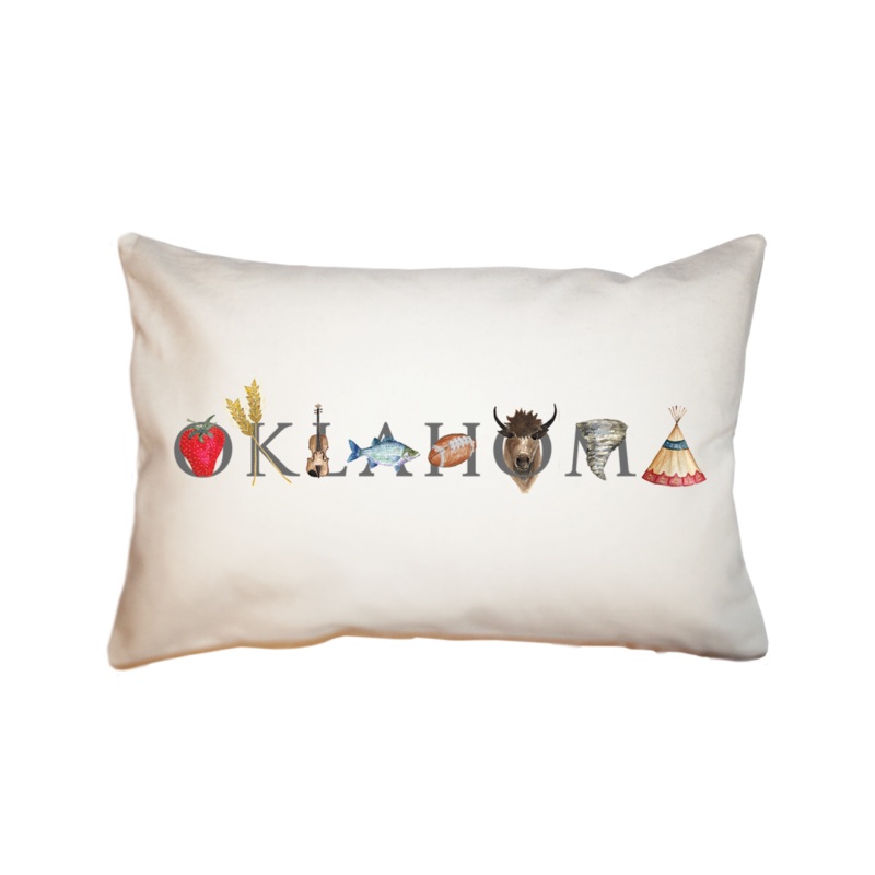 Oklahoma large rectangle pillow