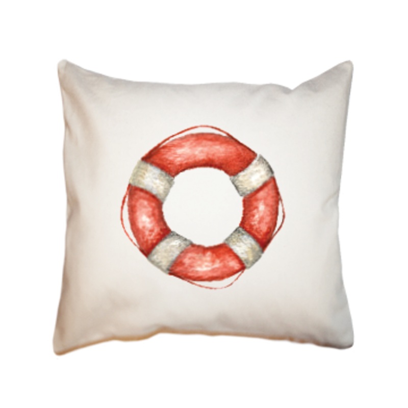 rescue ring square pillow
