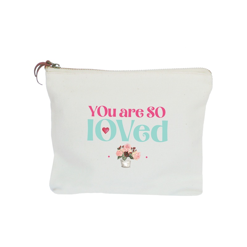 so loved zipper pouch