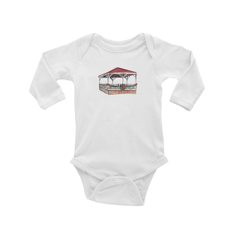 star island gazebo summer house christmas baby snap up long sleeve