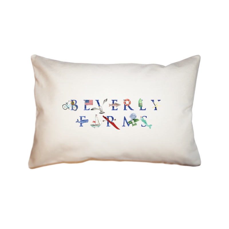 Beverly Farms hydrangea large rectangle pillow