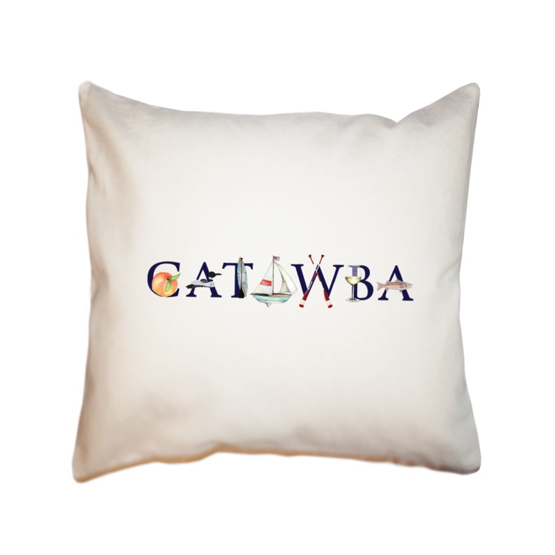 catawba square pillow
