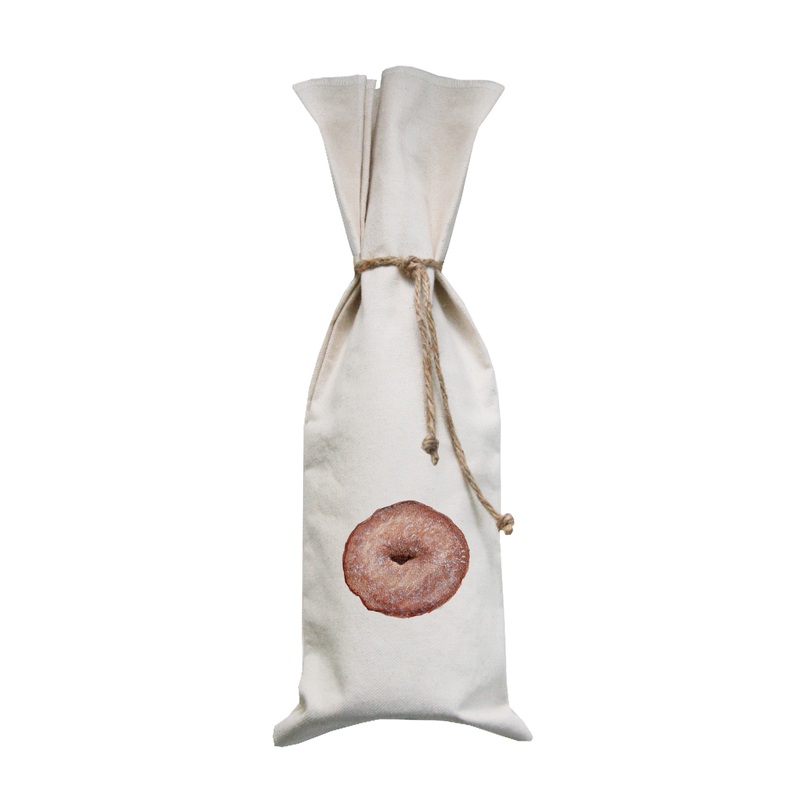 cider donut wine bag