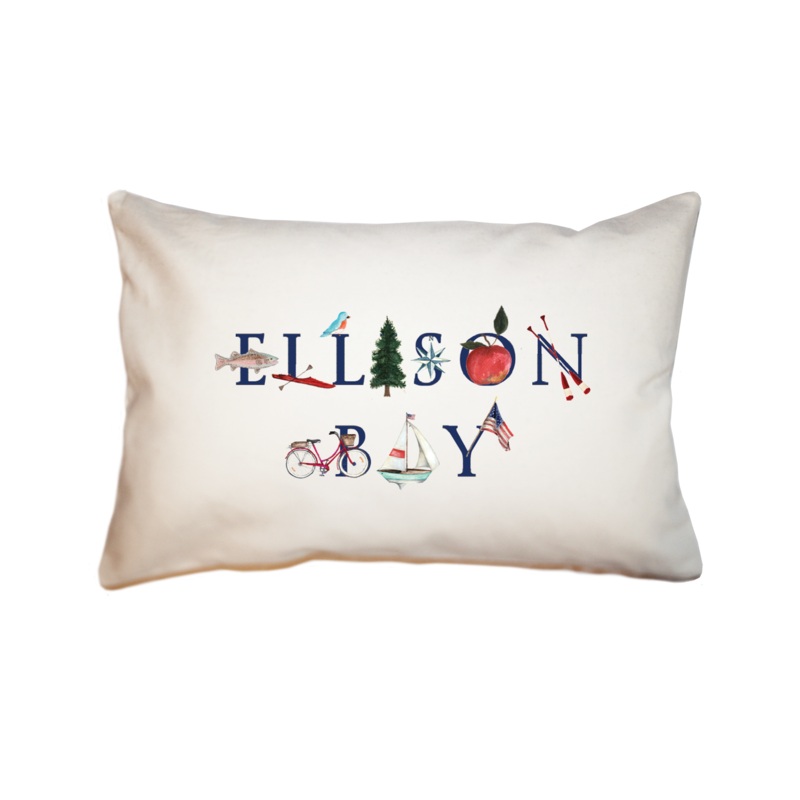 Ellison Bay large rectangle pillow