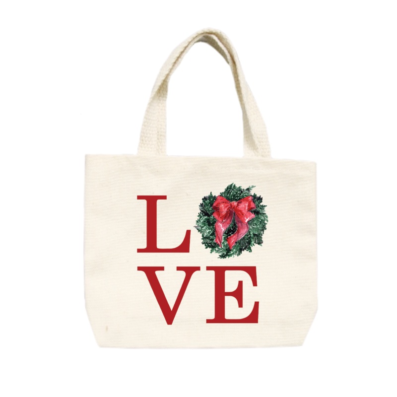 love christmas small tote