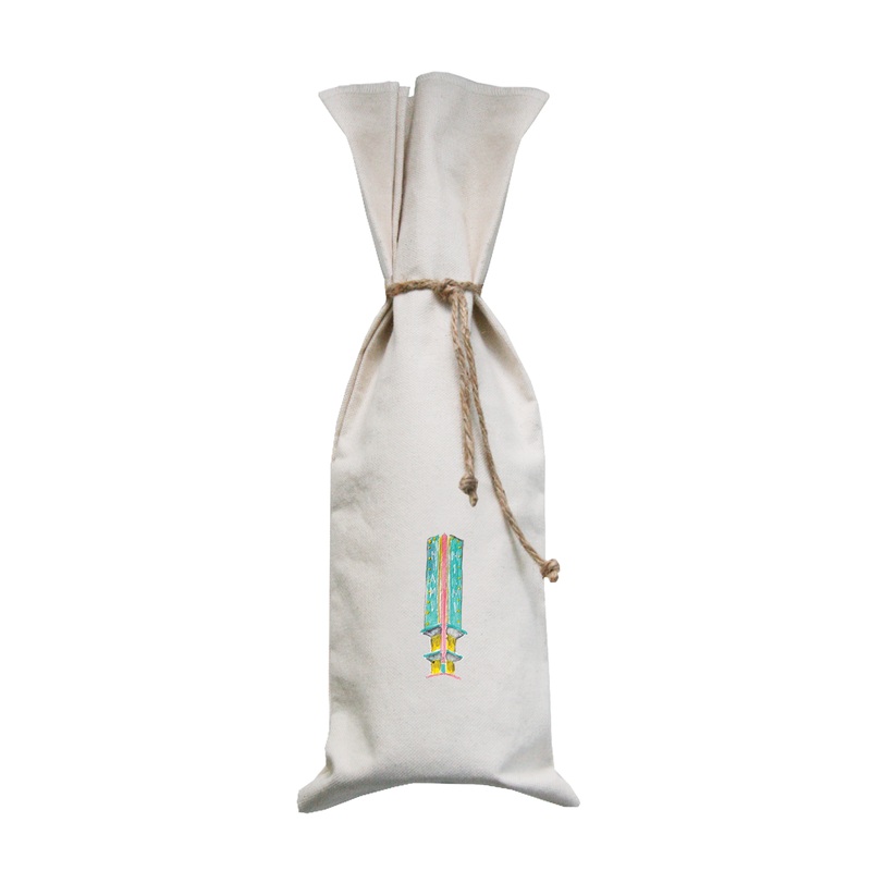 miami art deco marquis wine bag