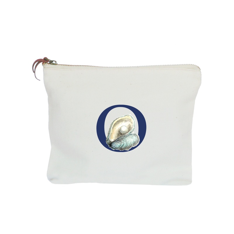 nautical alphabet – O zipper pouch