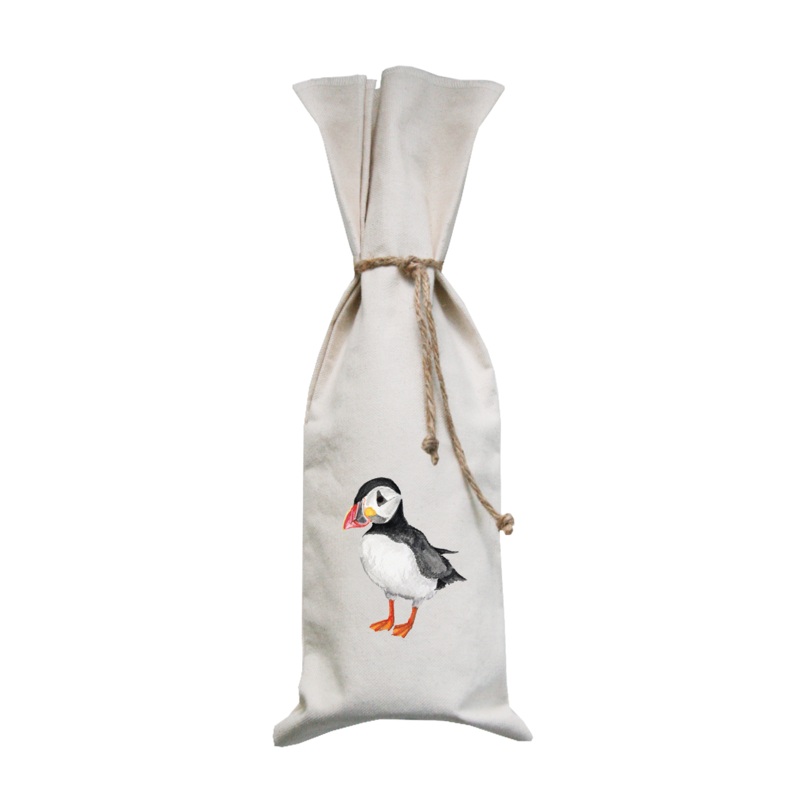 puffin wine bag
