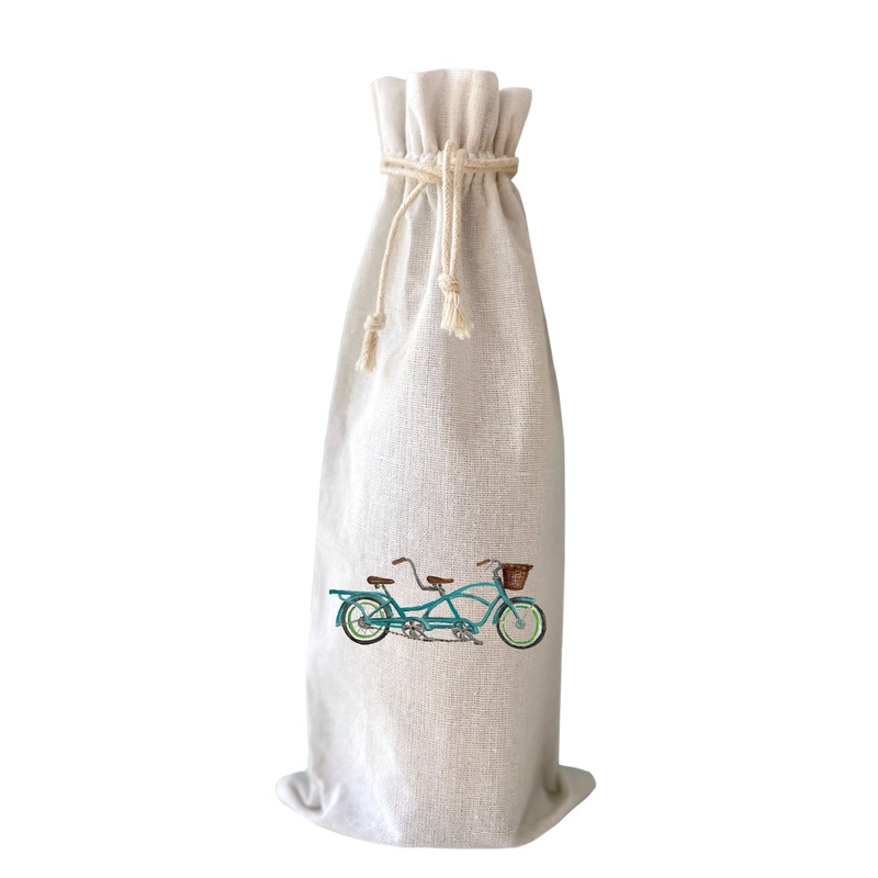 tandem bike wine bag
