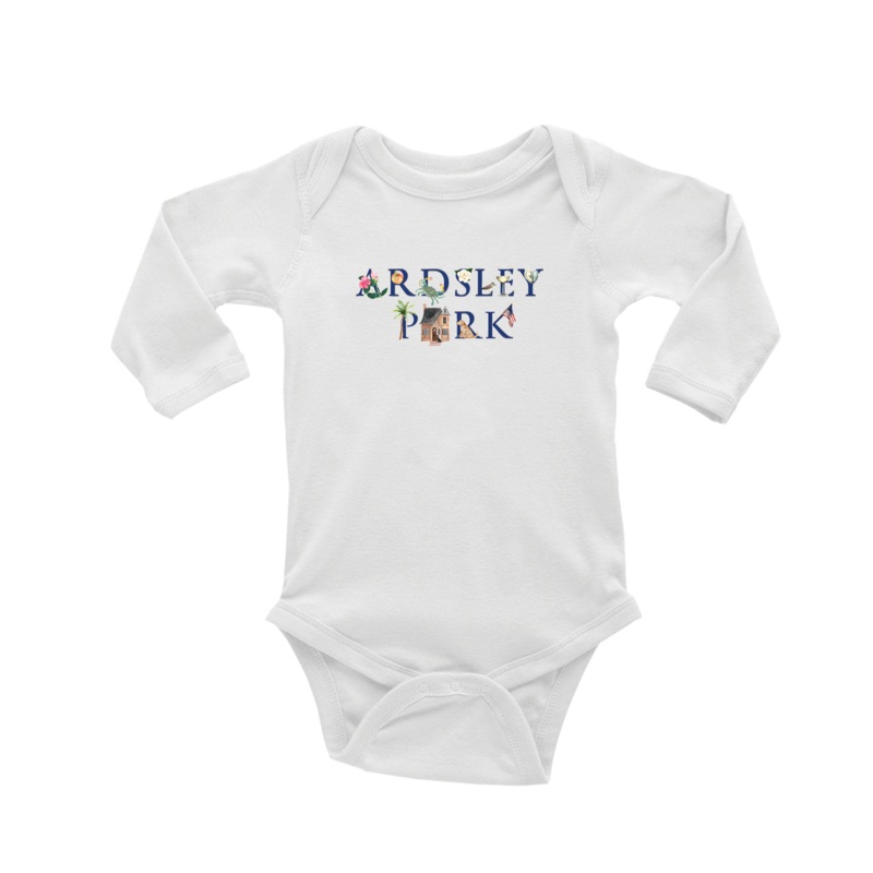 ardsley park baby snap up long sleeve