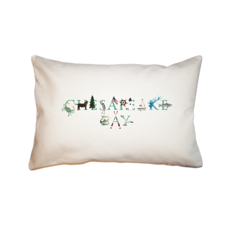 Chesapeake Bay large rectangle pillow