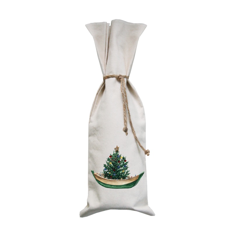 dinghy with tree wine bag