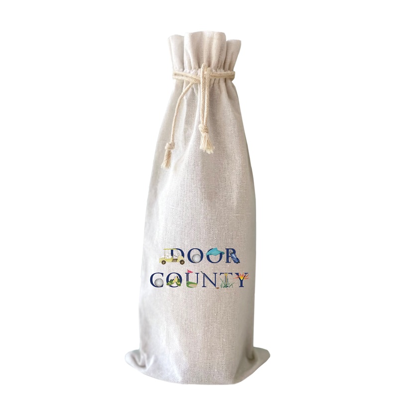 door county golf wine bag