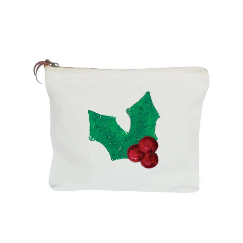 holly zipper pouch