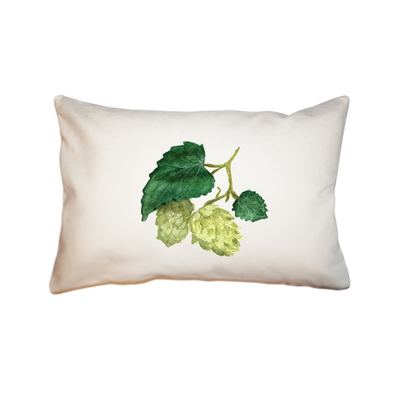 hops large rectangle pillow