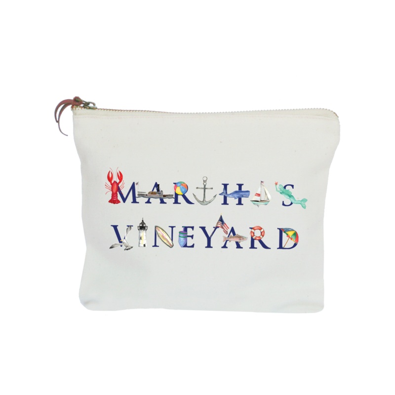 Martha’s Vineyard zipper pouch