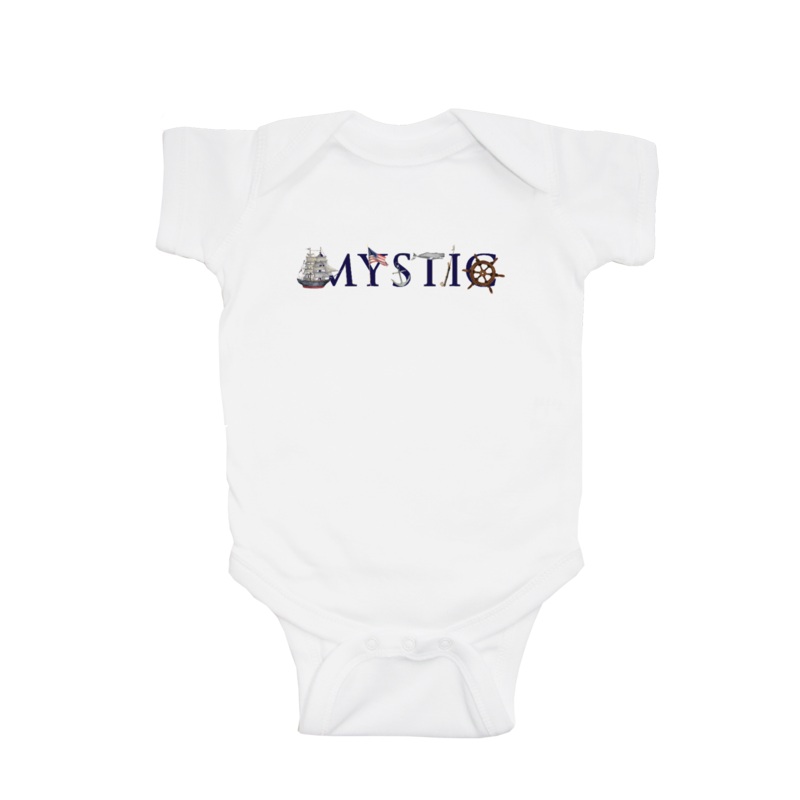 mystic baby snap up short sleeve
