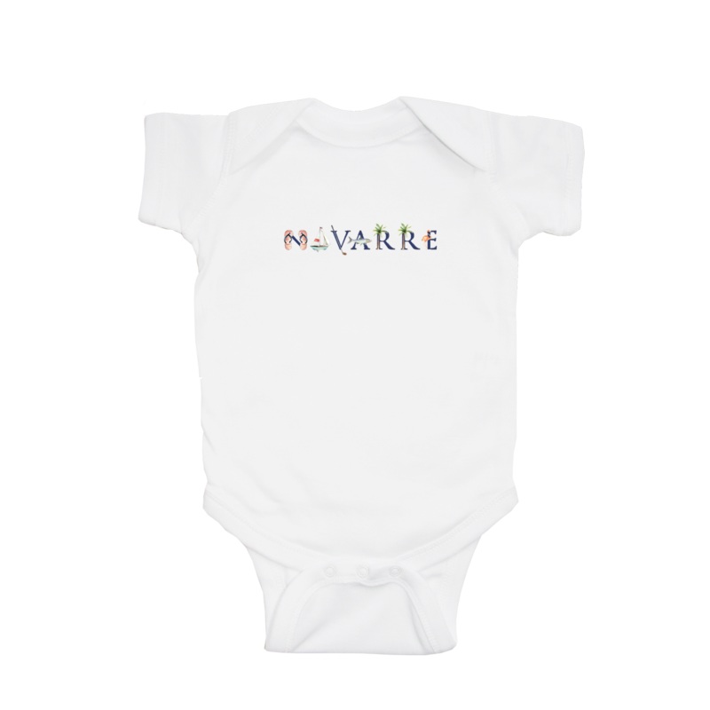 Navarre baby snap up short sleeve