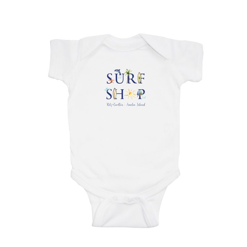 surf shop ritz carlton baby snap up short sleeve