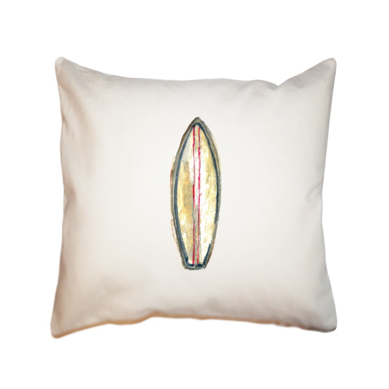 surfboard square pillow