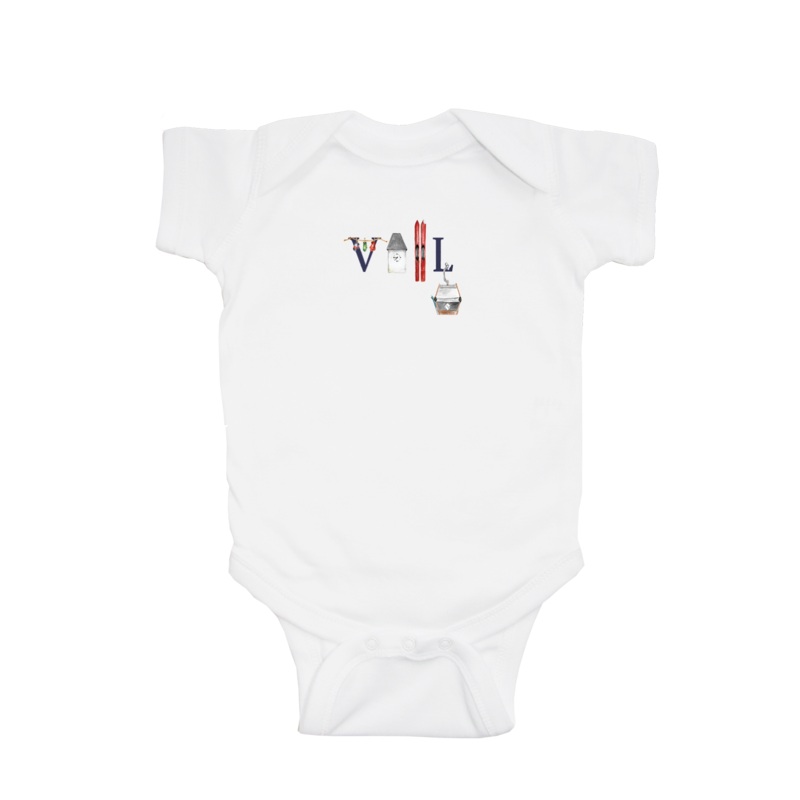 vail baby snap up short sleeve