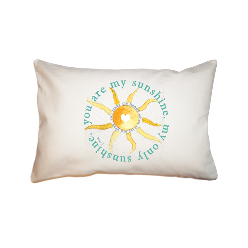 you are my sunshine large rectangle pillow