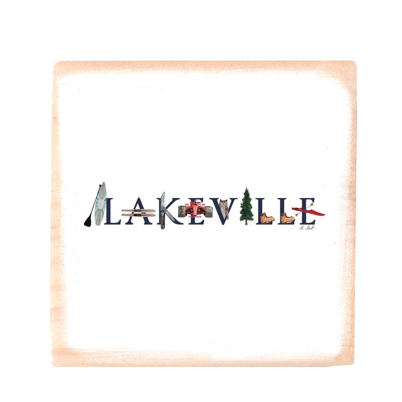 lakeville square wood block