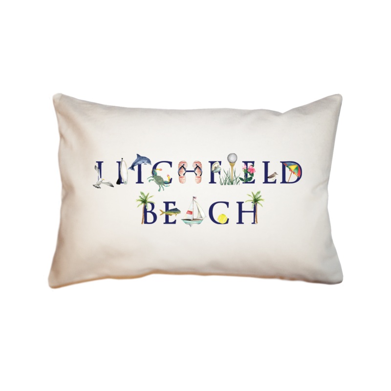 litchfield beach large rectangle pillow