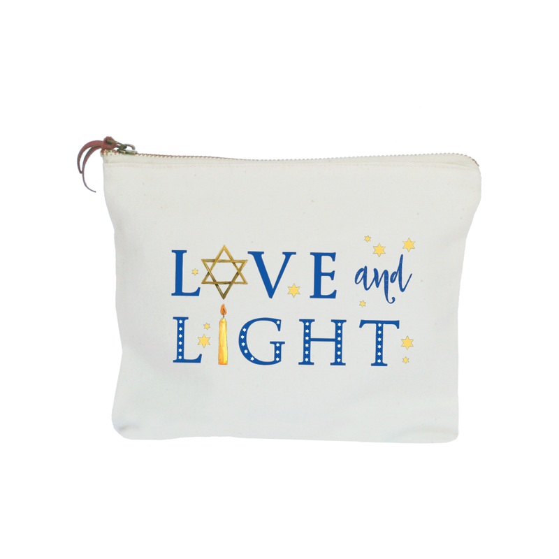 love and light zipper pouch