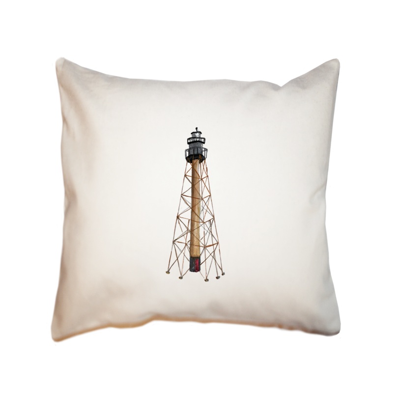marblehead lighthouse square pillow