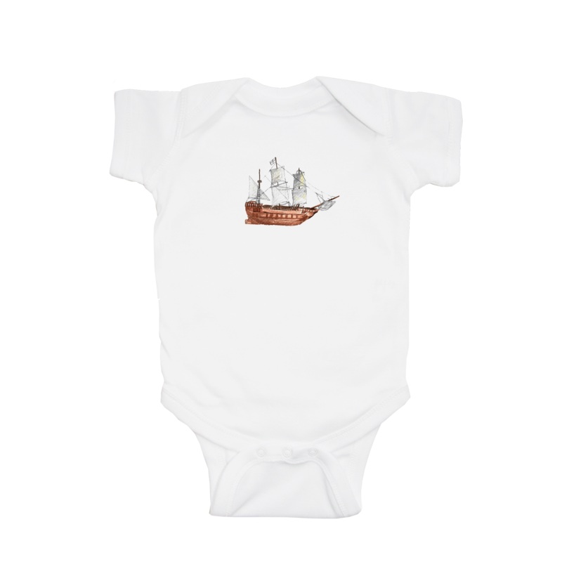 mayflower baby snap up short sleeve