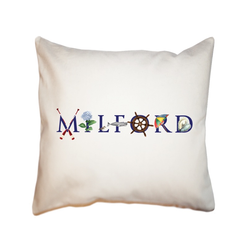 milford, ct square pillow
