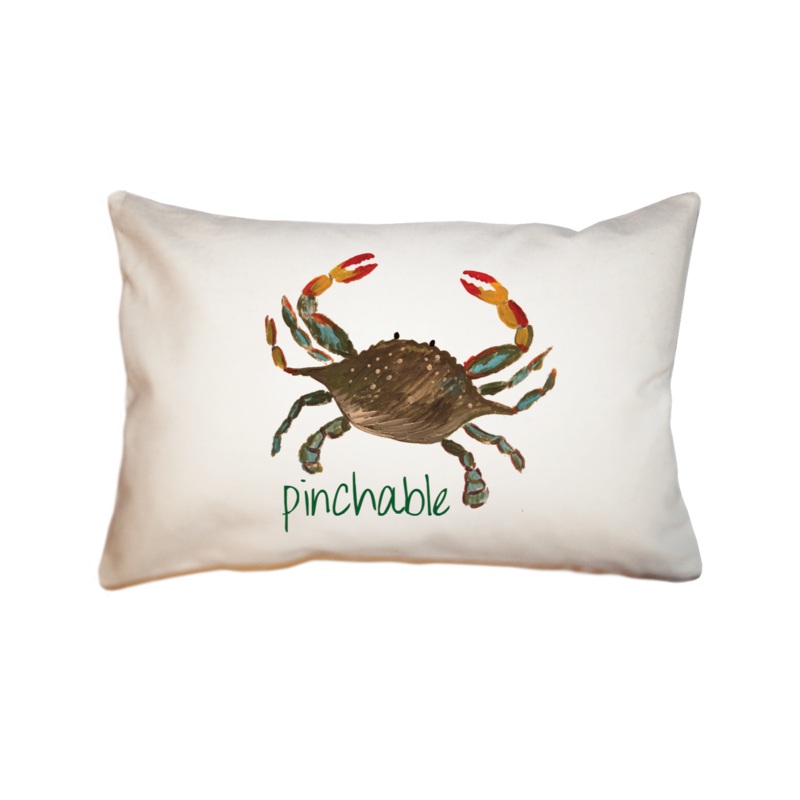 pinchable brown large rectangle pillow