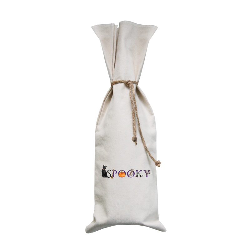 spooky wine bag