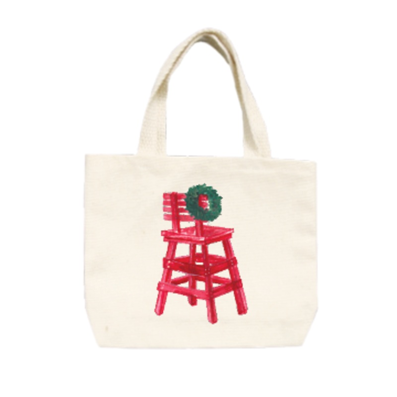 xmas guard chair small tote