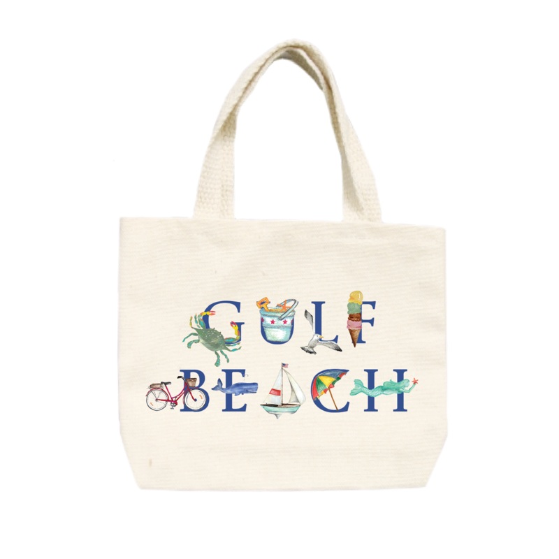 gulf beach small tote