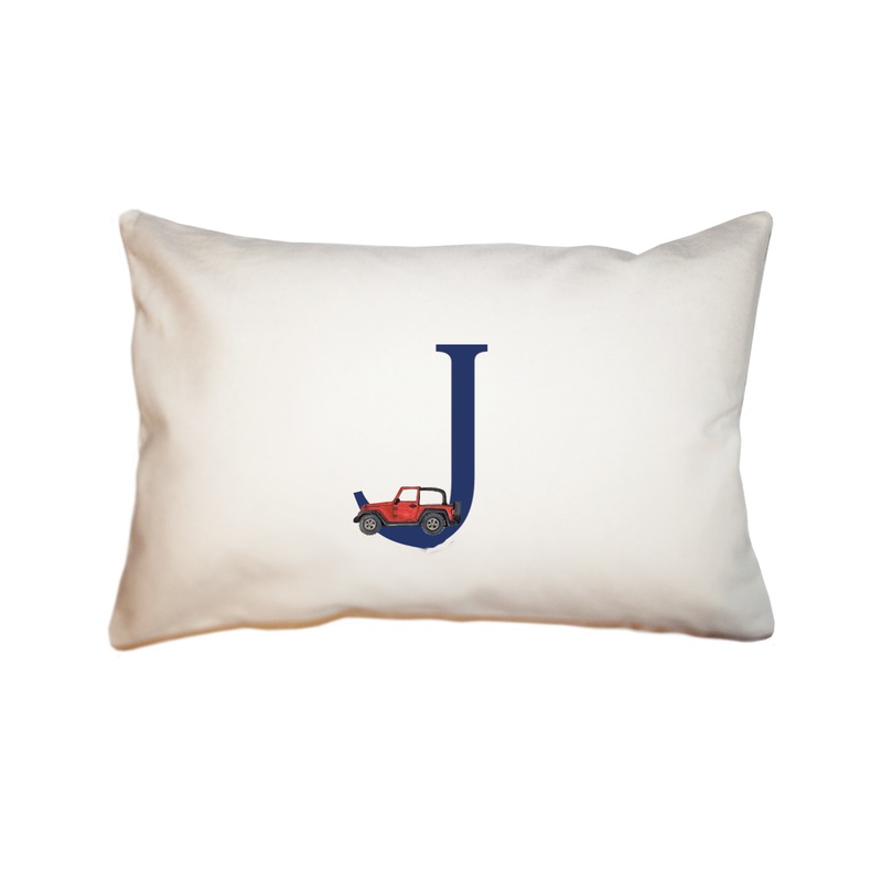 nautical alphabet – J rectangle pillow
