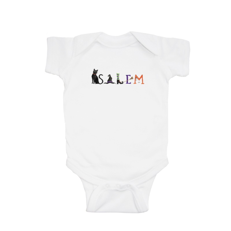 Salem baby snap up short sleeve