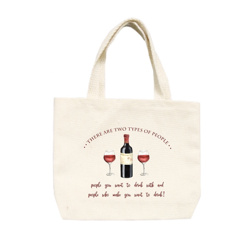 two types of people small tote