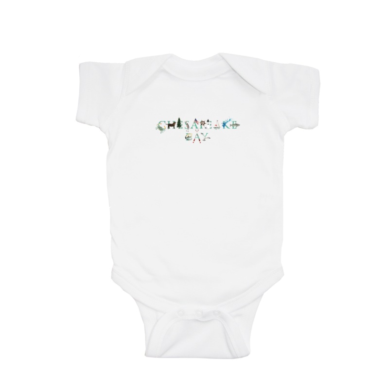Chesapeake Bay baby snap up short sleeve