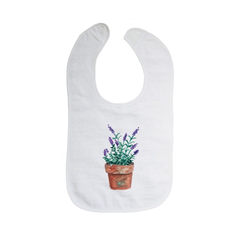 lavender in pot bib