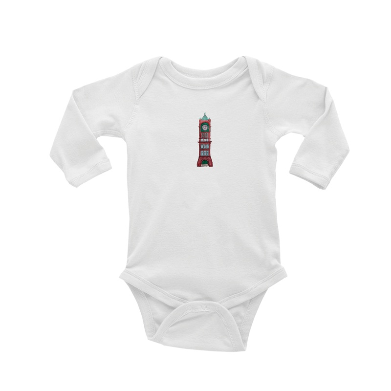 ludlow clock tower baby snap up long sleeve