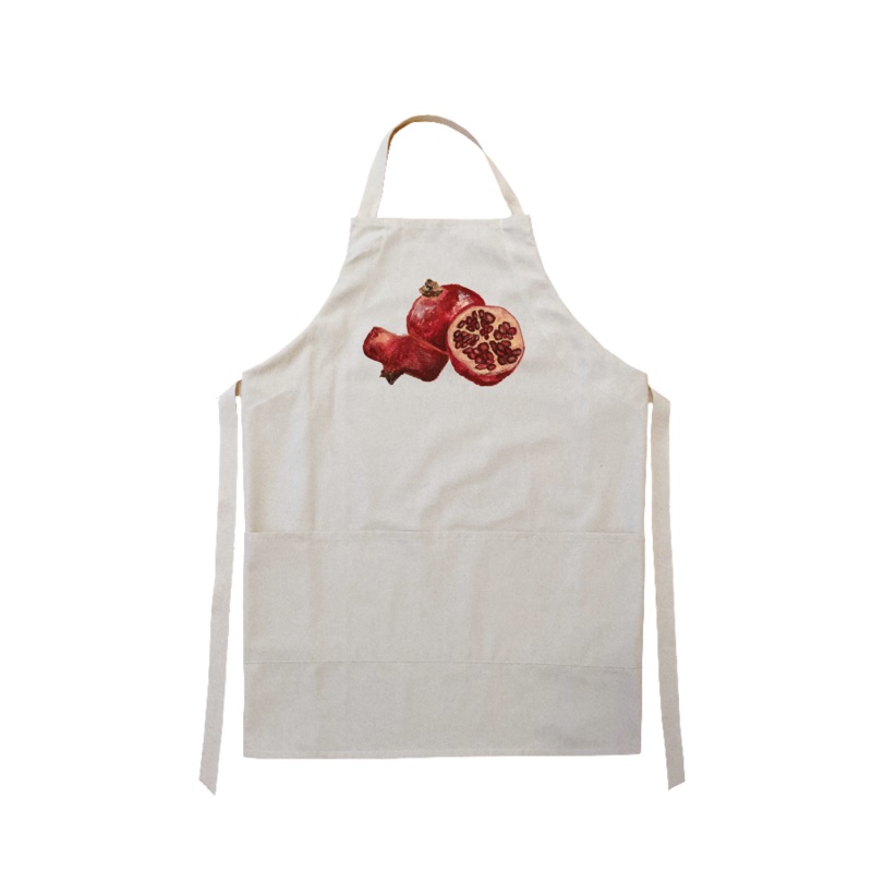 pomegranate apron