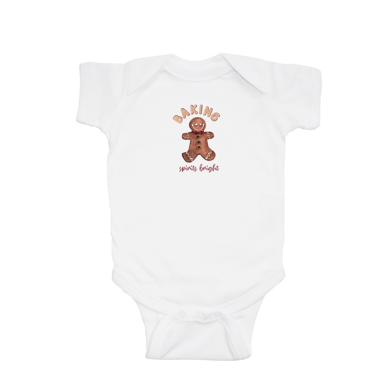 baking spirits bright baby snap up short sleeve