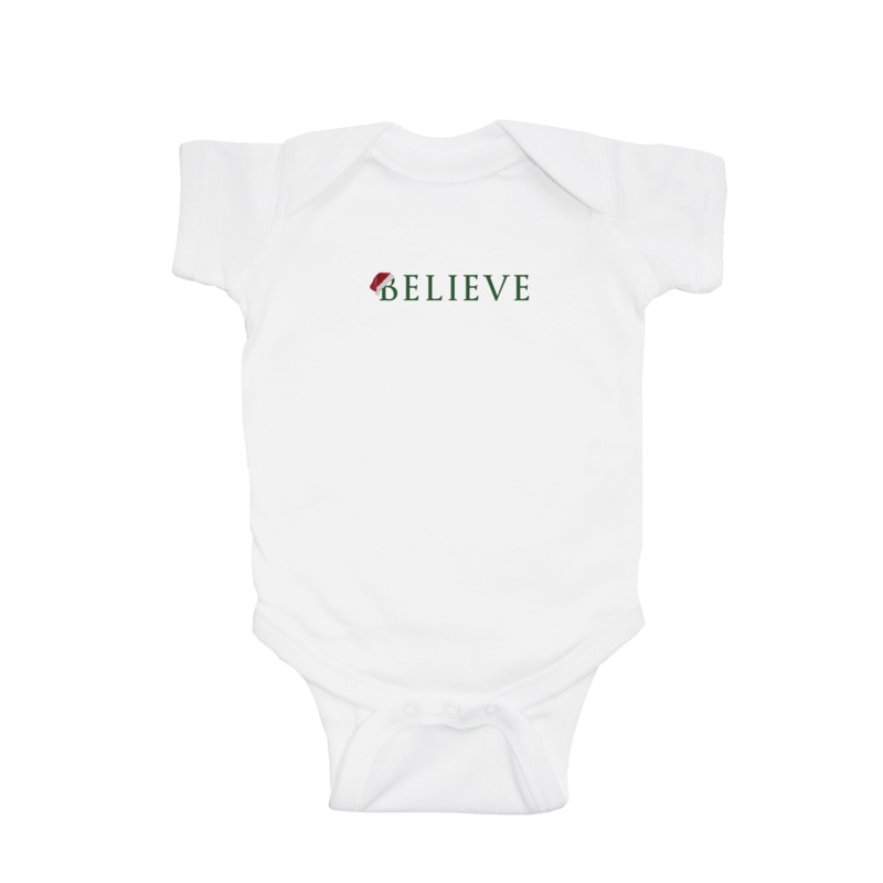 believe baby snap up short sleeve