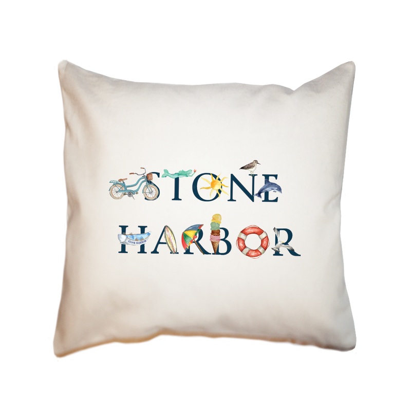 stone harbor square pillow
