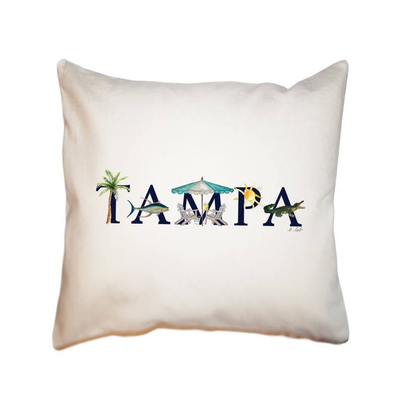 tampa square pillow