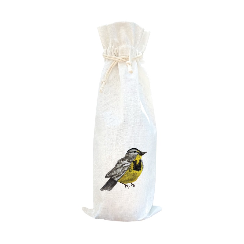 western meadowlark wine bag